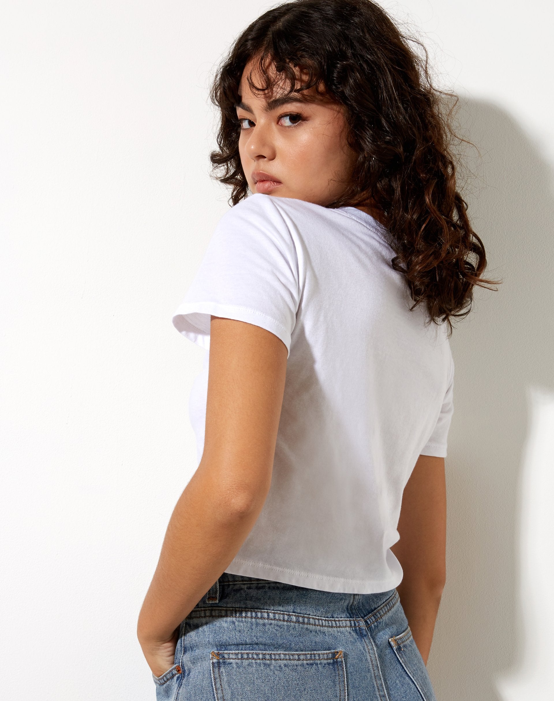 Imagen de Shrunk Tee in White Hotter Than Hell