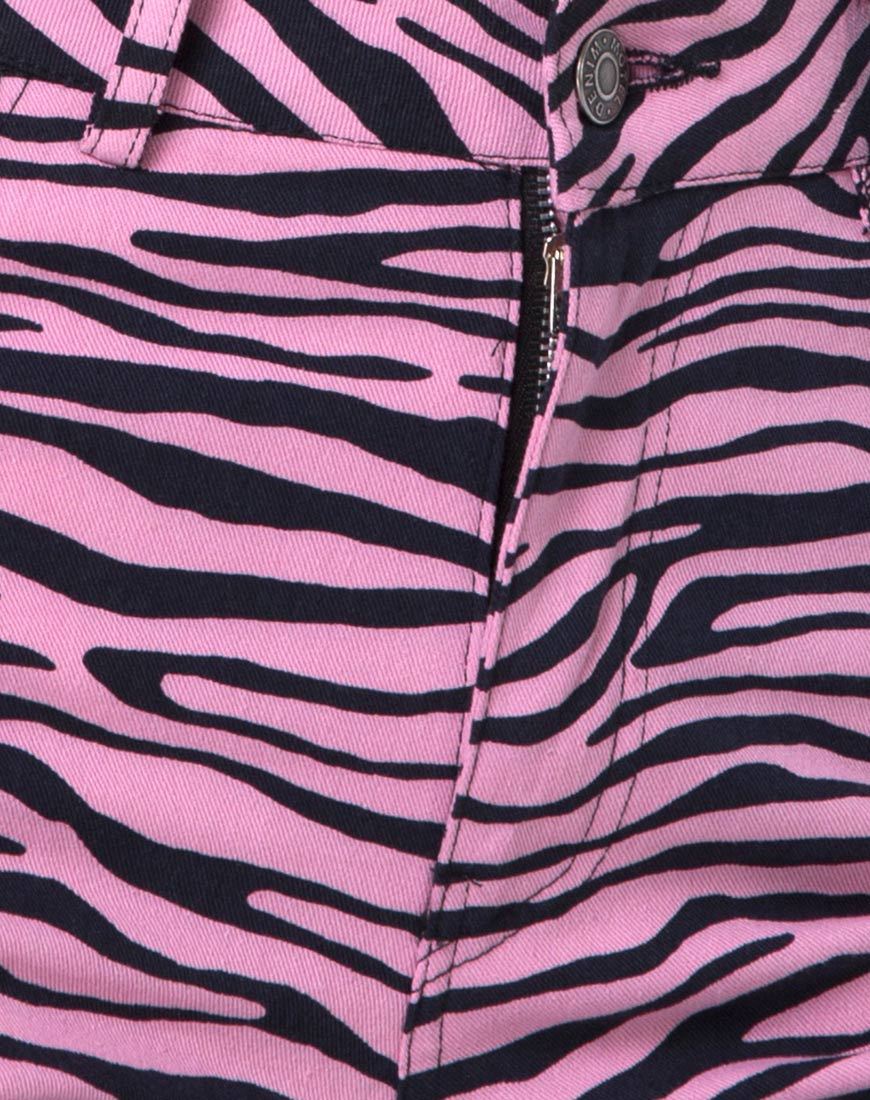 Imagen de Ultimate Jean con cremalleras Zebra Rosa