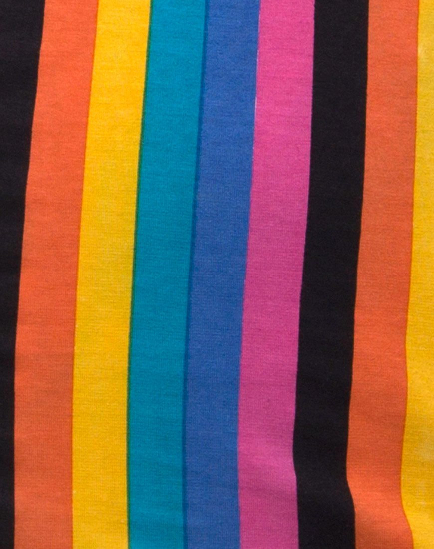 Imagen de Uniper Bodycon Dress in New Vertical Mixed Stripe