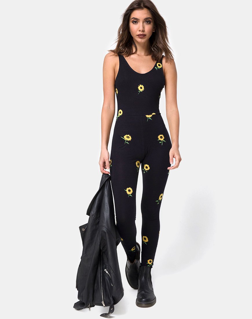 Imagen de Unitard en Ditsy Sunflower