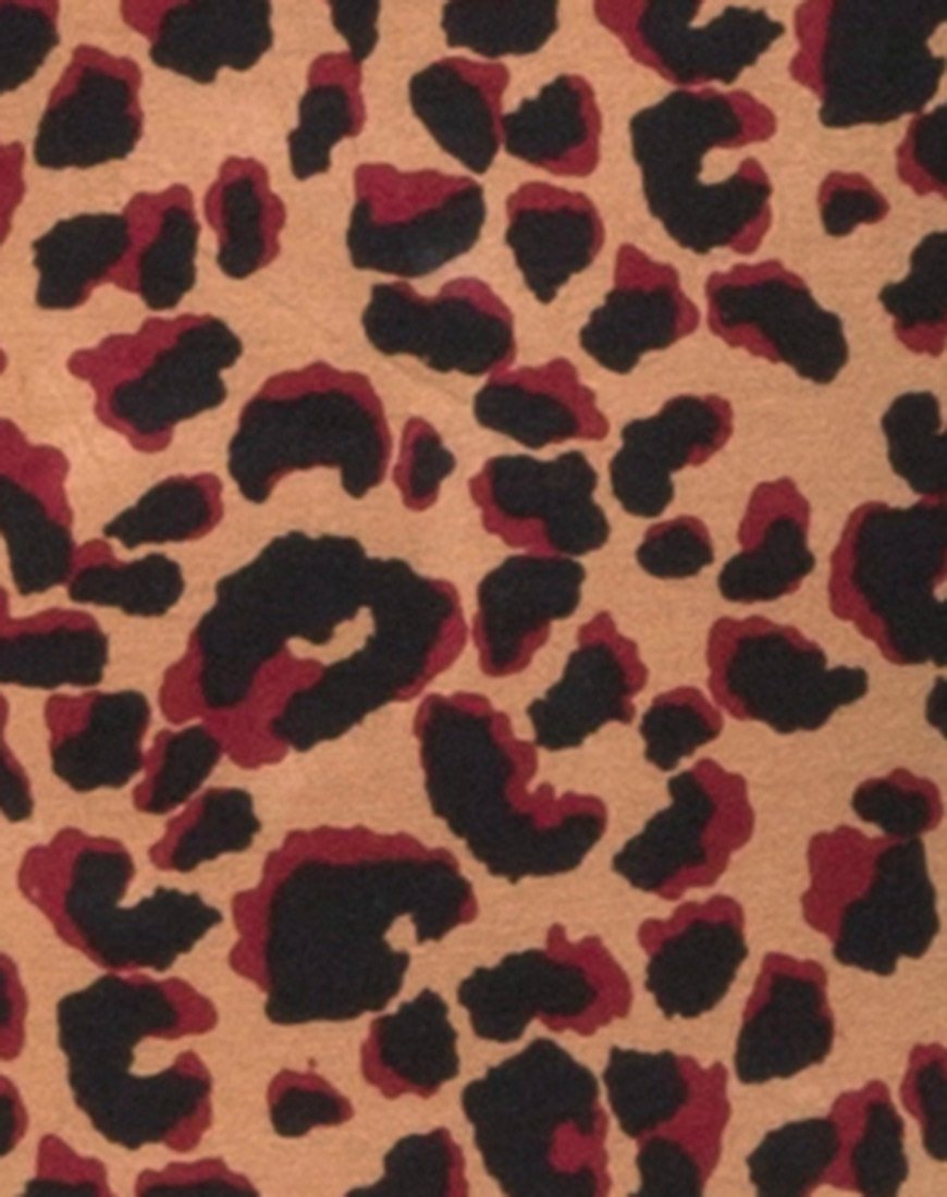 Imagen de Unitard en leopardo selvático