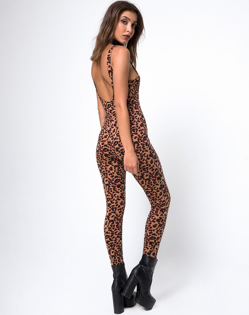 Mono de leopardo selvático