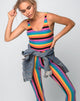 Imagen de Unitard en New Vertical Multi Stripe