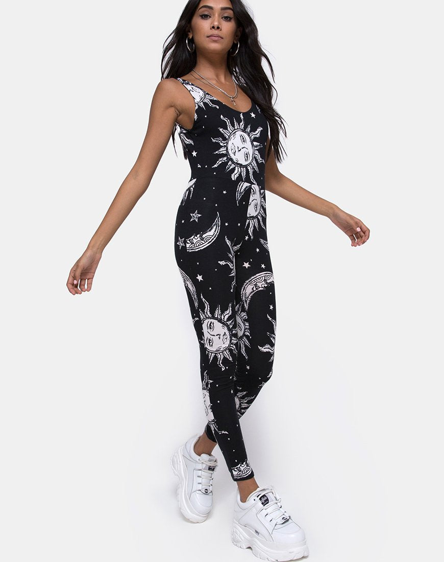 Imagen de Unitard en Oversize Sol Luna y Estrellas
