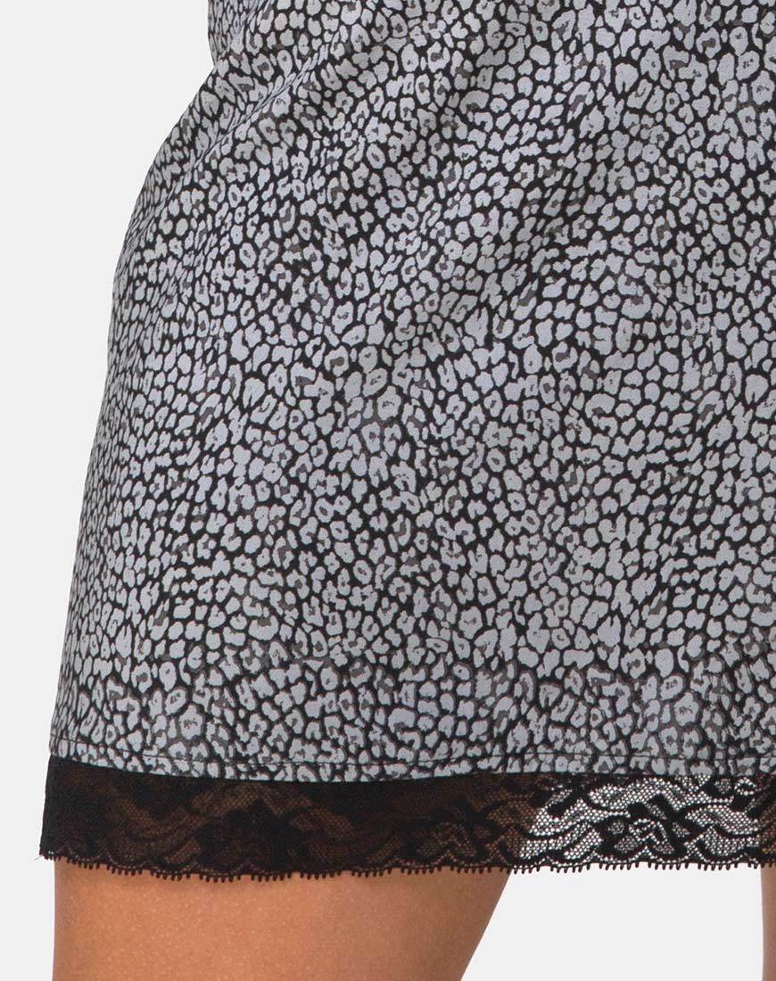 Imagen de Urila Minifalda de leopardo gris