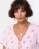 Imagen de Vacoal Blusa en Forget Me Not Floral Rosa