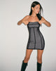 imagen de Valdin Bandeau Dress in Black
