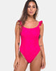 Imagen del bañador Valentina de encaje Rosa fucsia