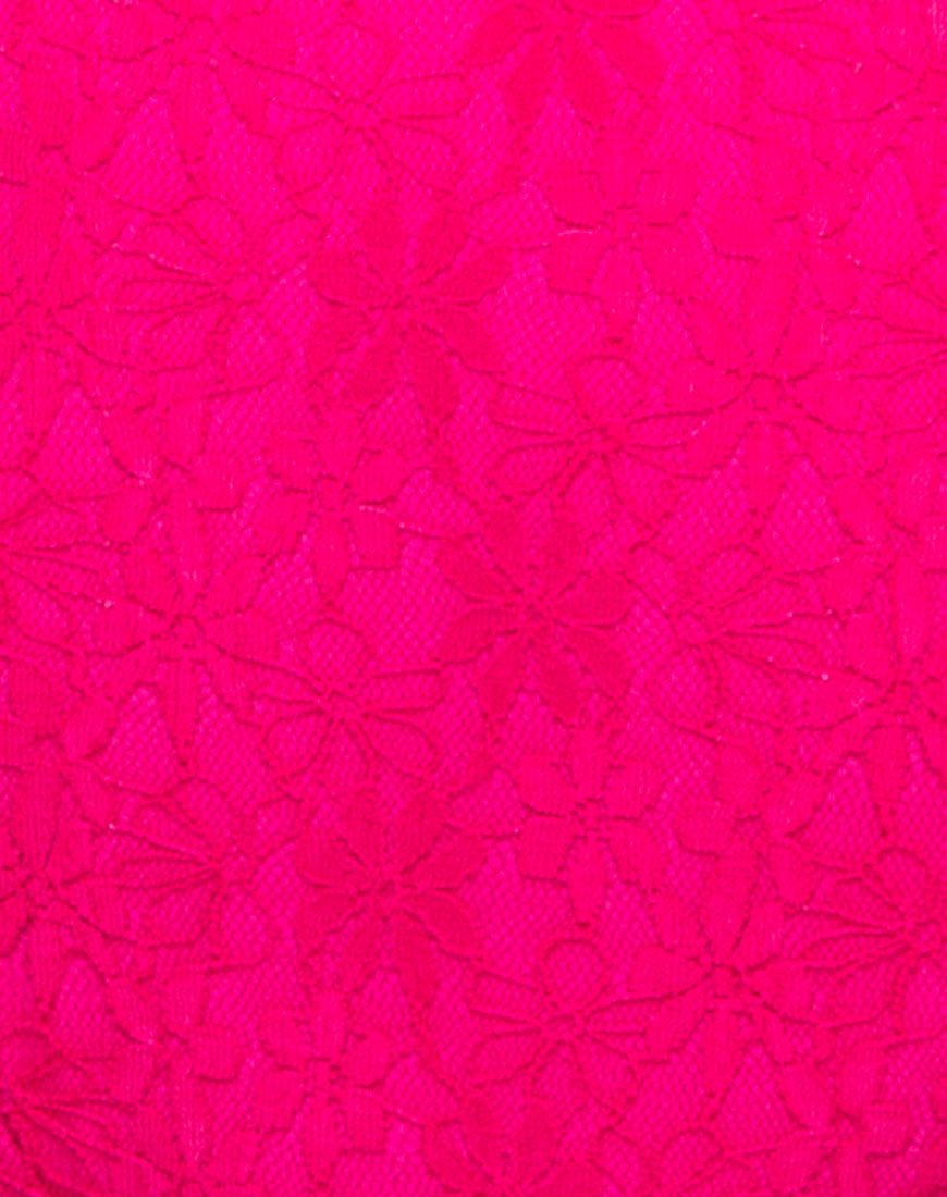 Imagen del bañador Valentina de encaje Rosa fucsia