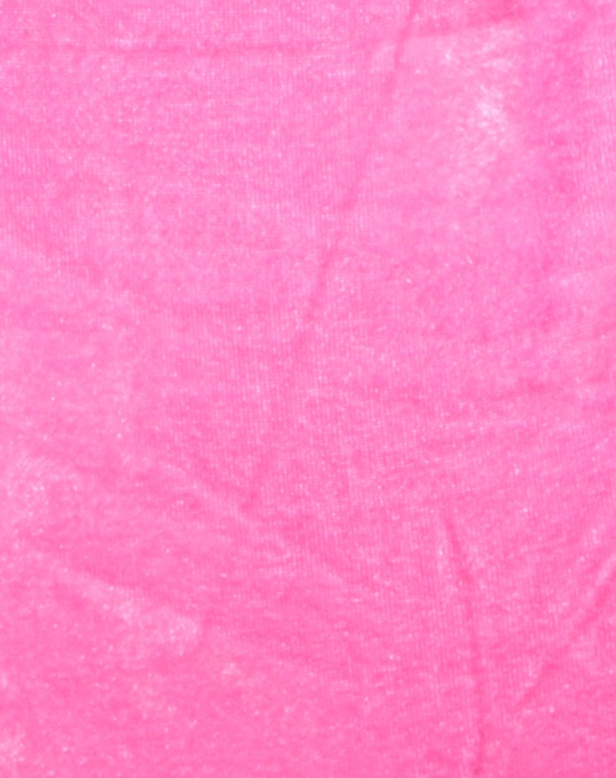 Imagen del bañador Valeo en terciopelo rosa caramelo