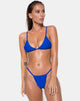 Imagen del sujetador de bikini Valter azul real
