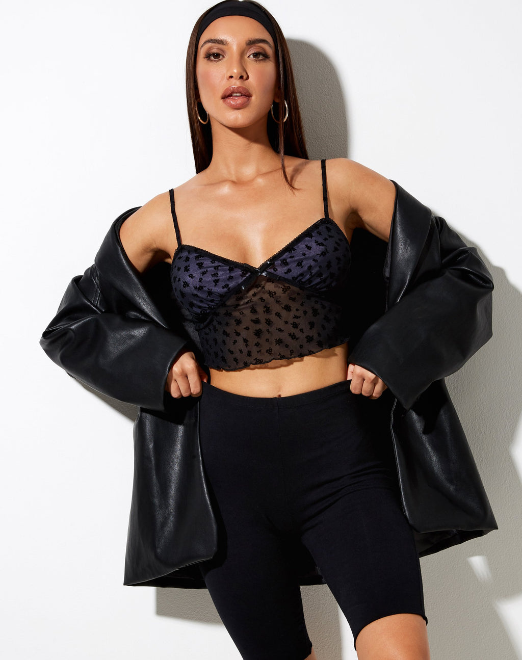 Vane Crop Top en Dainty Daisy Flock