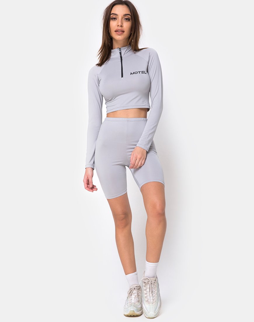 Imagen de Vanya Crop Top en Gris Motel