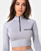 Imagen de Vanya Crop Top en Gris Motel