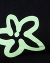  Lycra Negro Spray Flor Verde