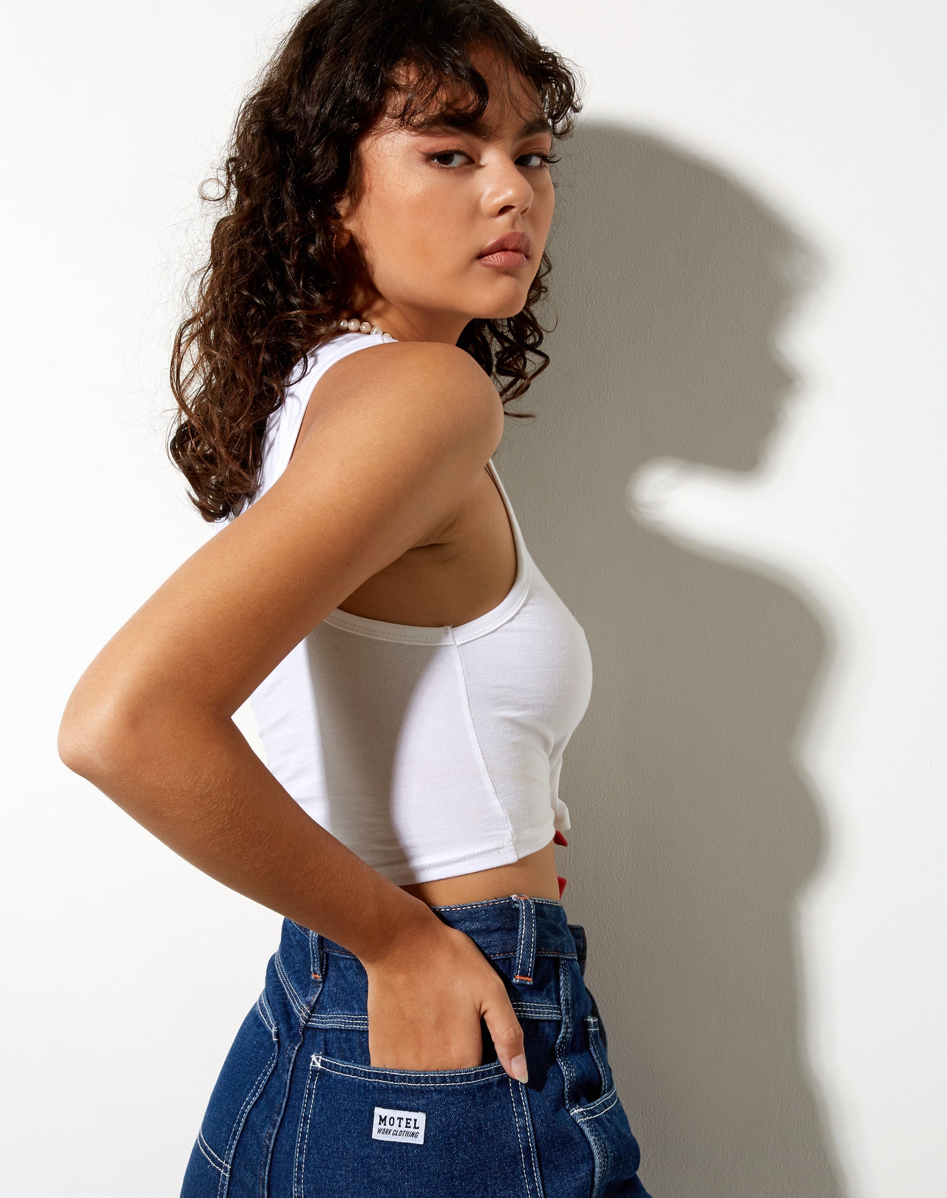 Imagen de la camiseta Vasque Vest Top in White Mushroom Embro