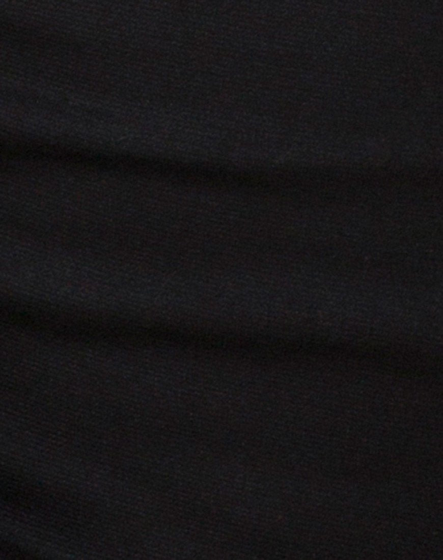 Imagen de Venchy Bodycon Dress in Diamante Ring Negro
