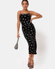 Imagen de Verdina Vestido Negro con Purpurina Mariposa