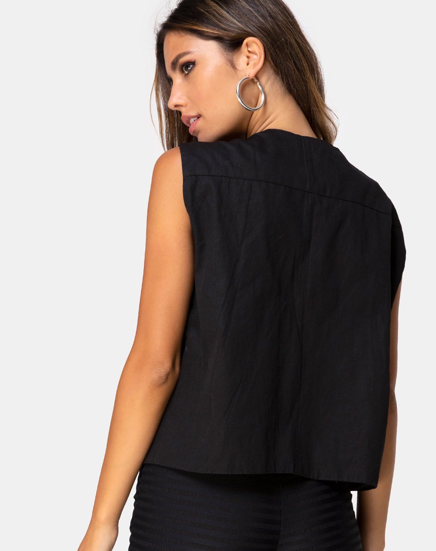 Chaleco Top Negro