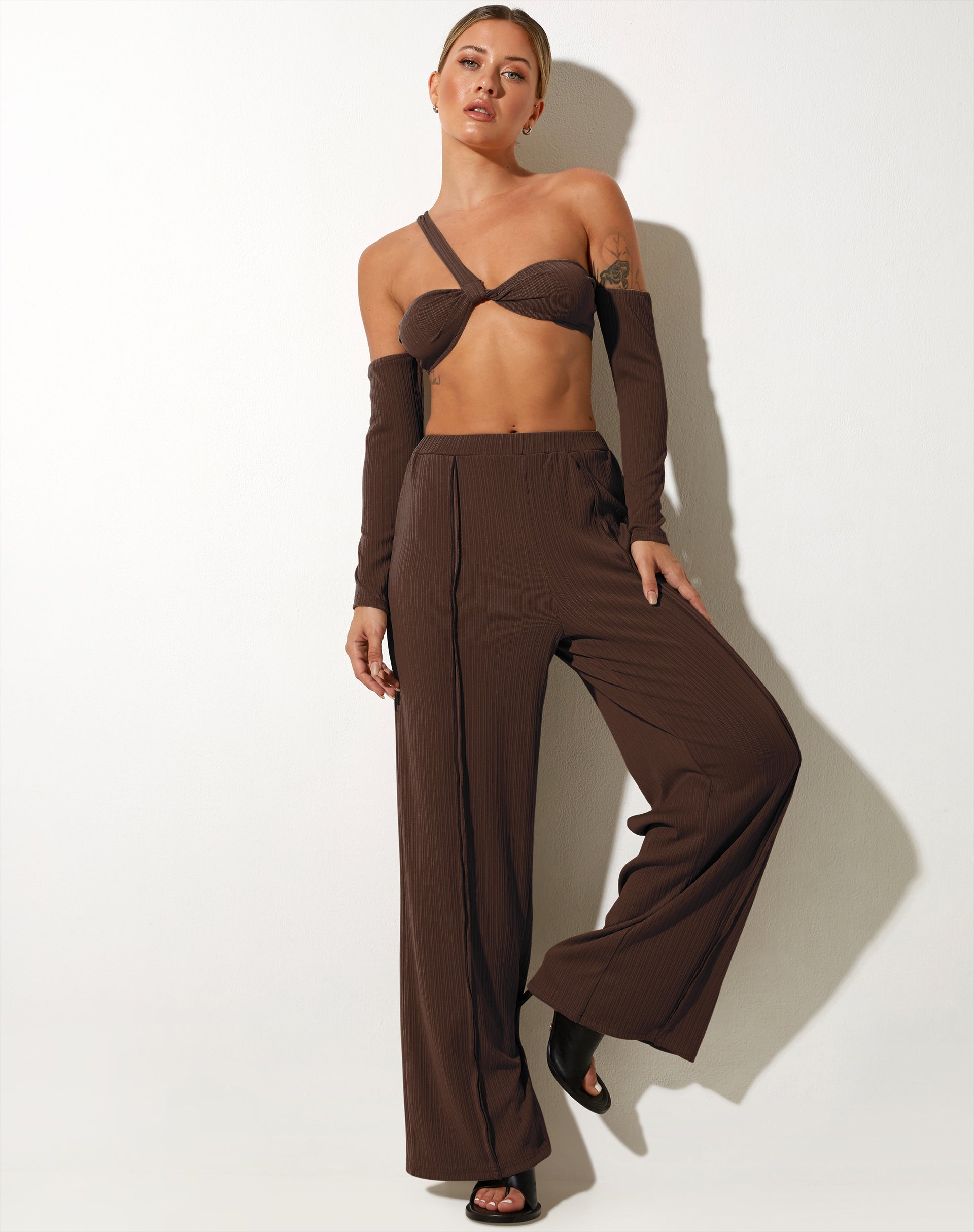 imagen de Vijas Bralette Top en Chocolate Amargo