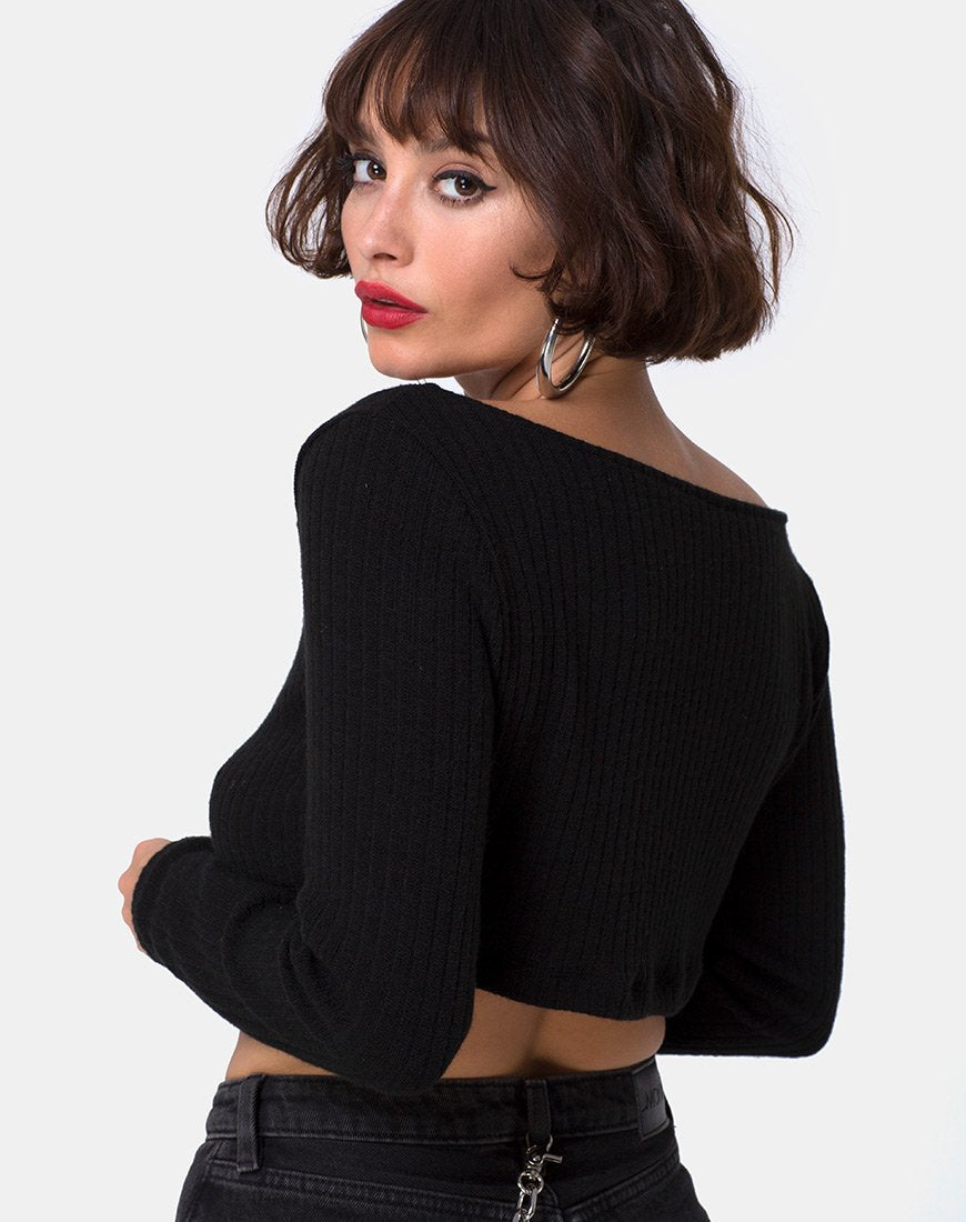 Imagen de Vile Top en Rib Negro