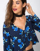 Imagen de Vine Top en rosa azul noche