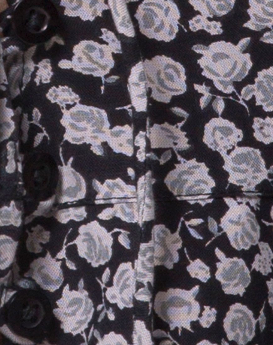 Imagen de Vinequa Blusa en Ditsy Rose Negro