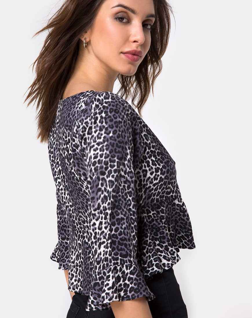 Imagen de Vinequa Top en Rar Leopardo Gris