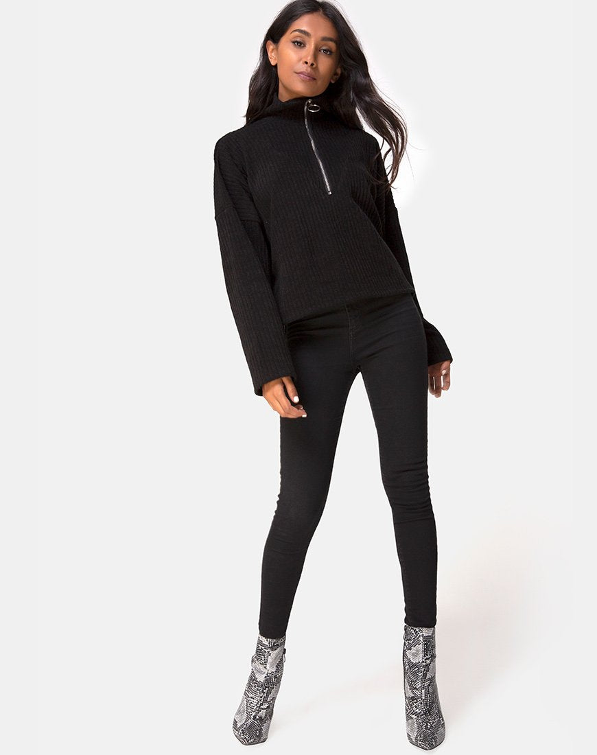 Imagen de Vinnie Jumper de punto Negro