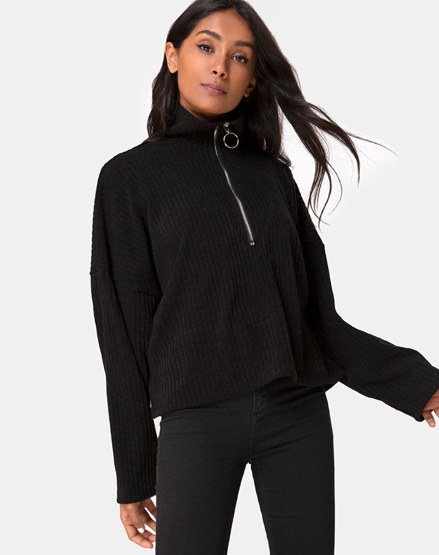 Imagen de Vinnie Jumper de punto Negro
