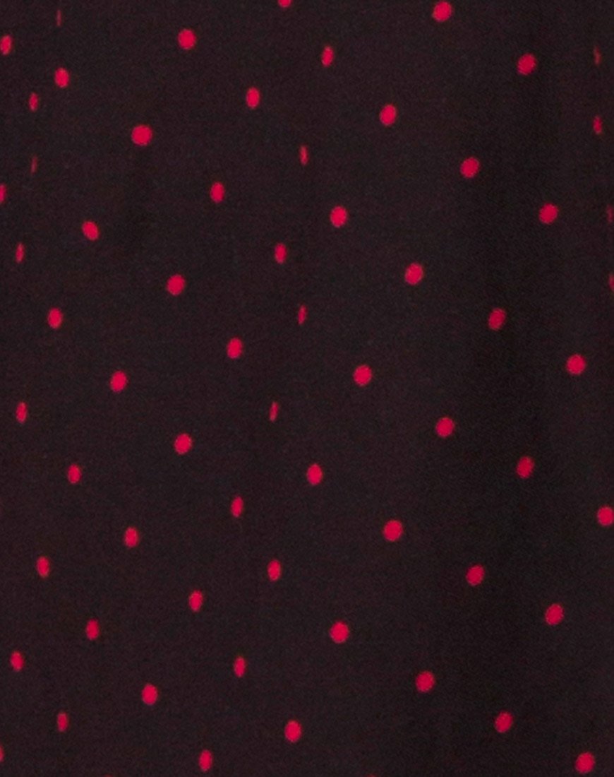 Imagen de Vinon Vestido de Lunares Cubanos Rojo