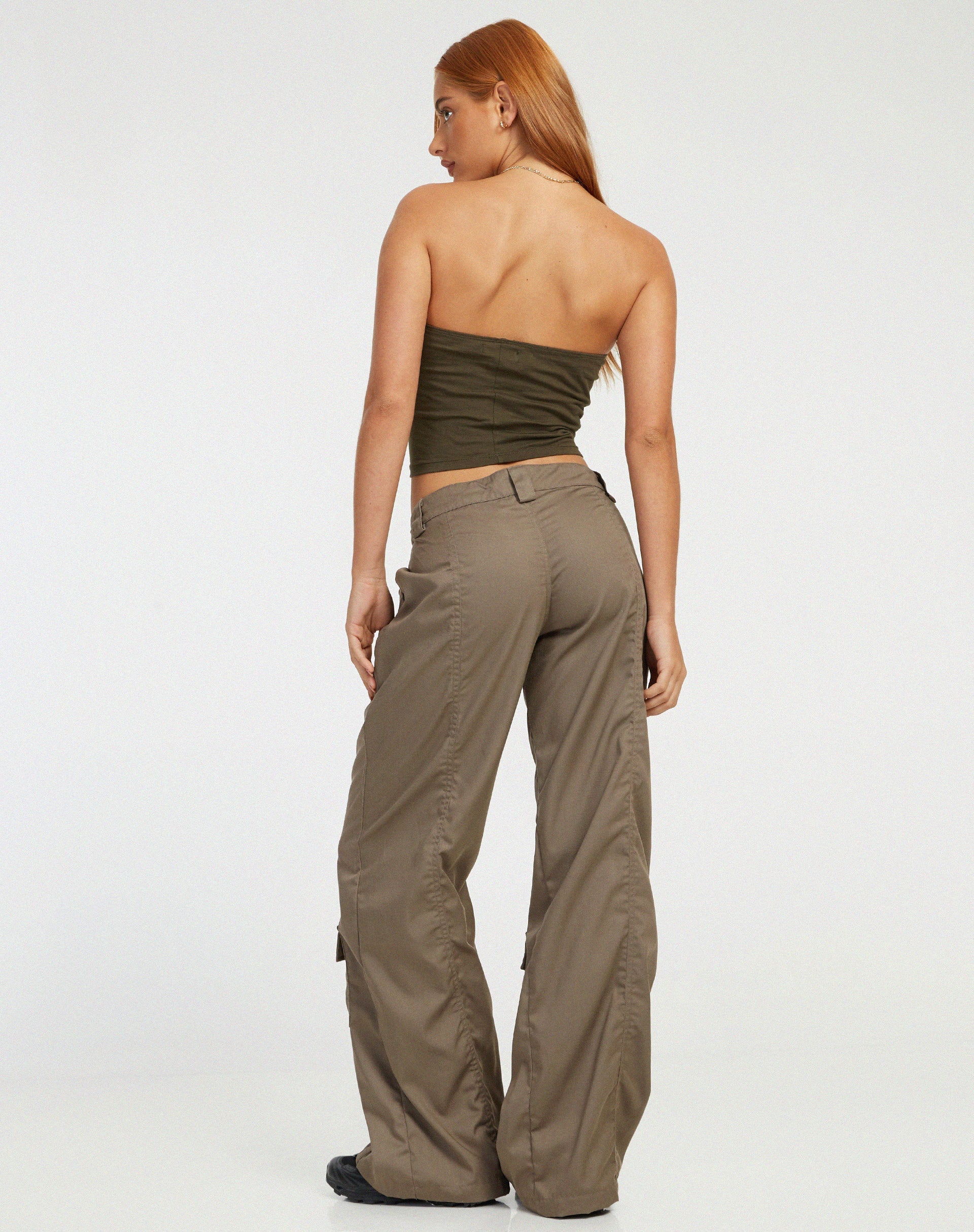 imagen de Vinsa Cargo Trouser en marrón claro