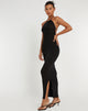 imagen de Virnilia Halterneck Maxi Dress in Black