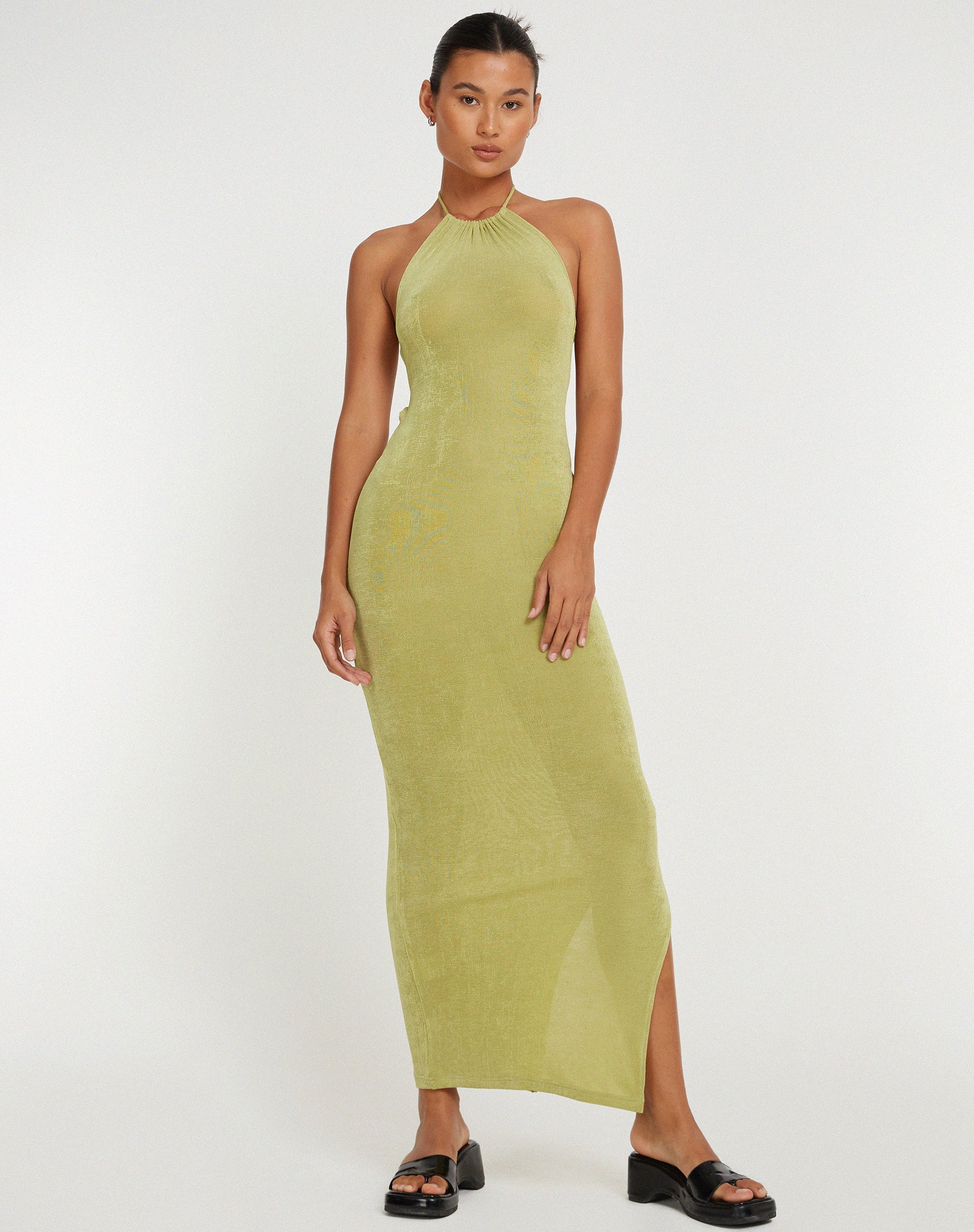 Imagen de Virnilia Maxi Dress Cuello Haltern en Lima