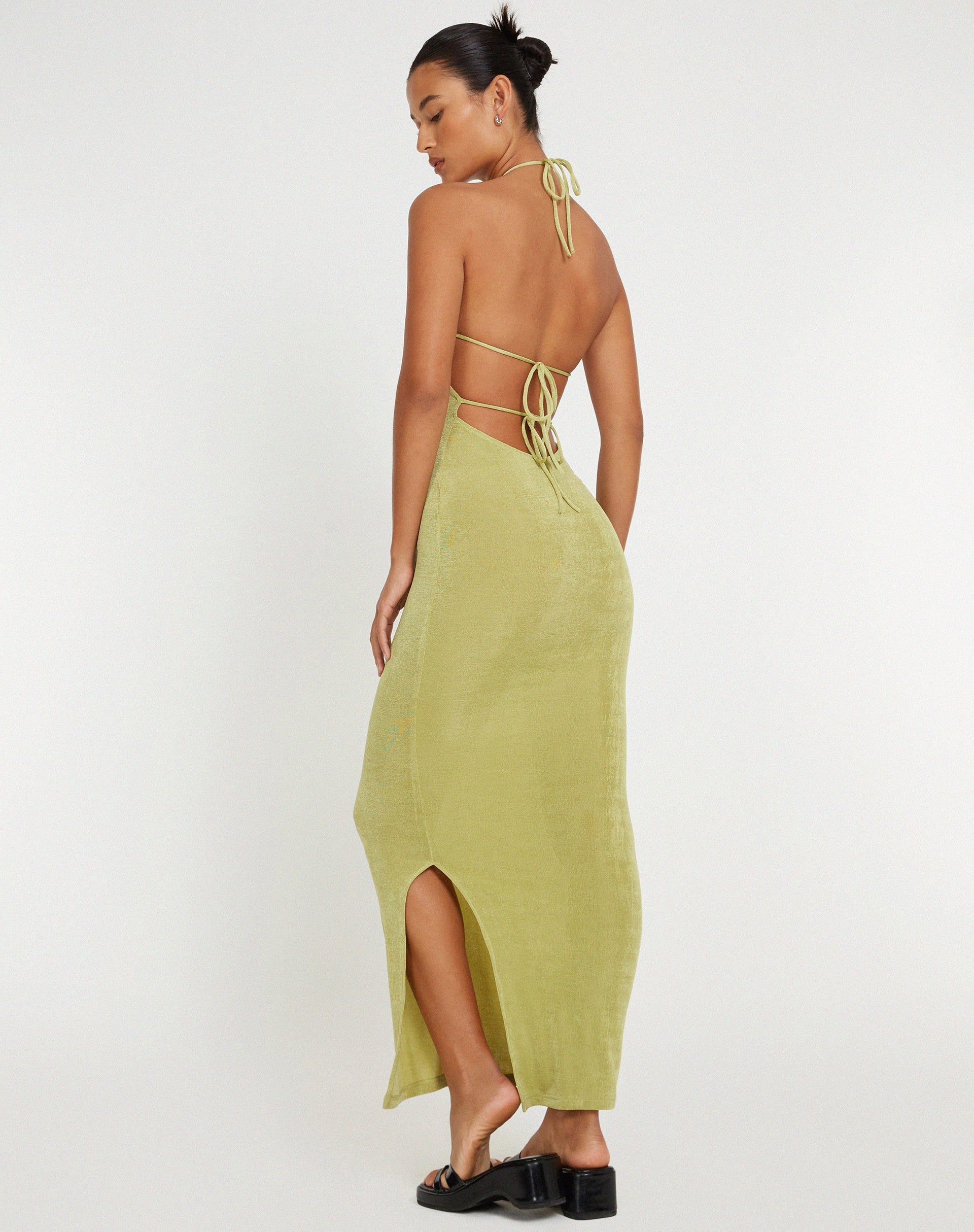 Imagen de Virnilia Maxi Dress Cuello Haltern en Lima