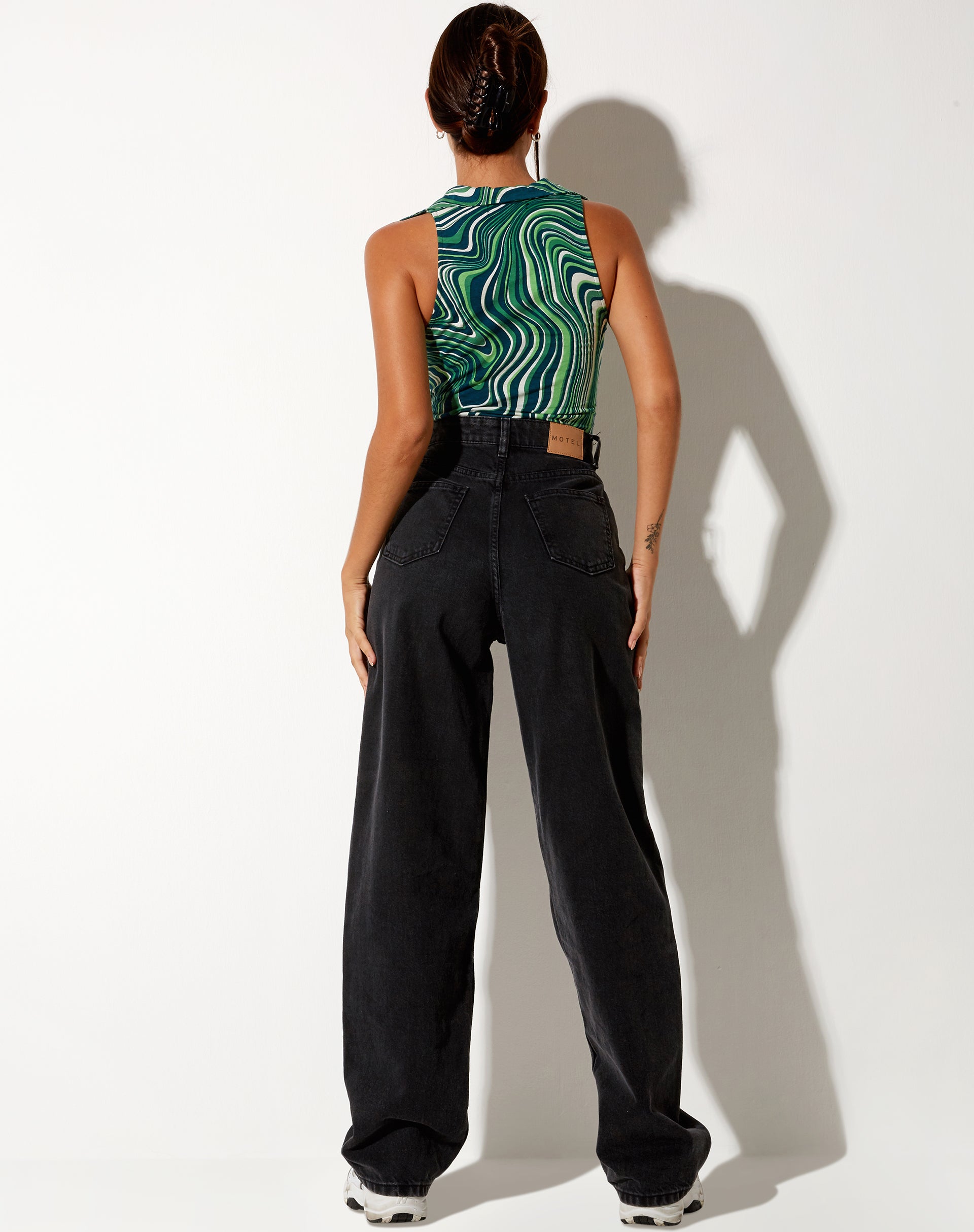 Imagen de Vende Vest Top in 70s Ripple Green