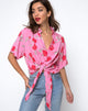 Imagen de la camisa Vual en rosa caramelo