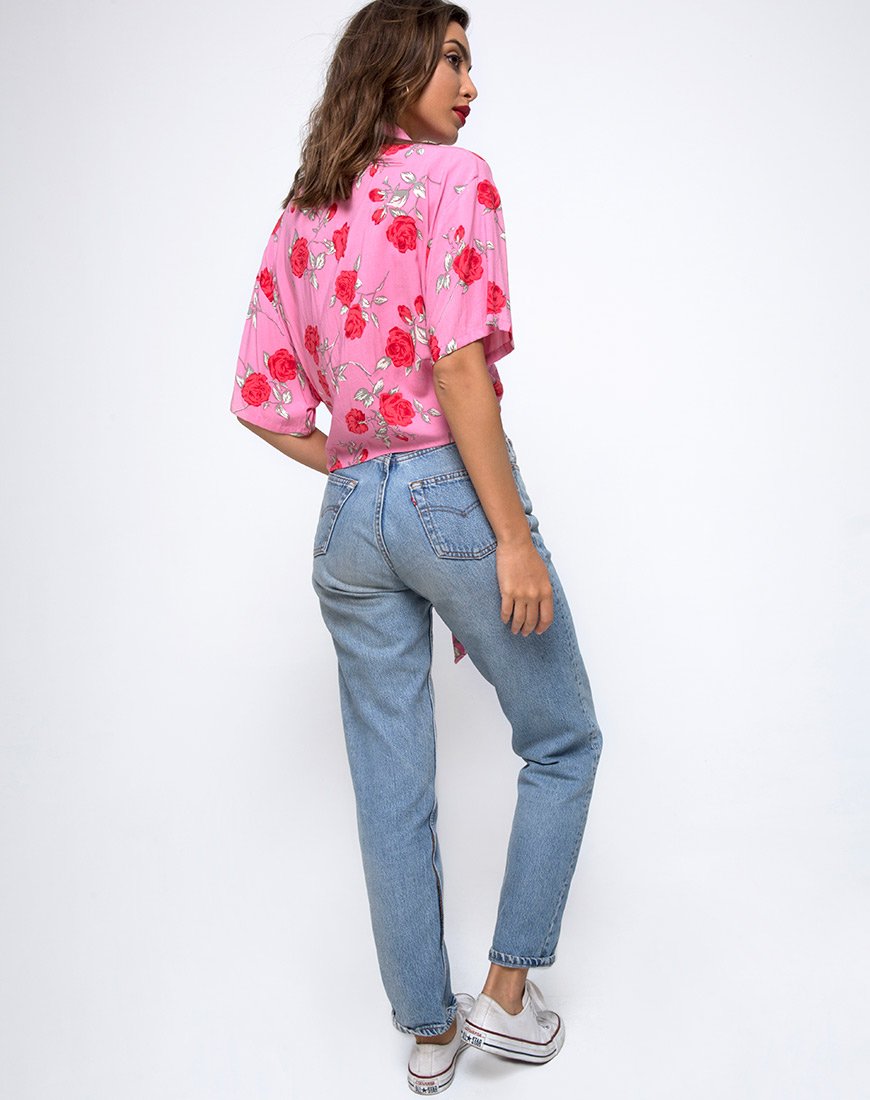 Imagen de la camisa Vual en rosa caramelo