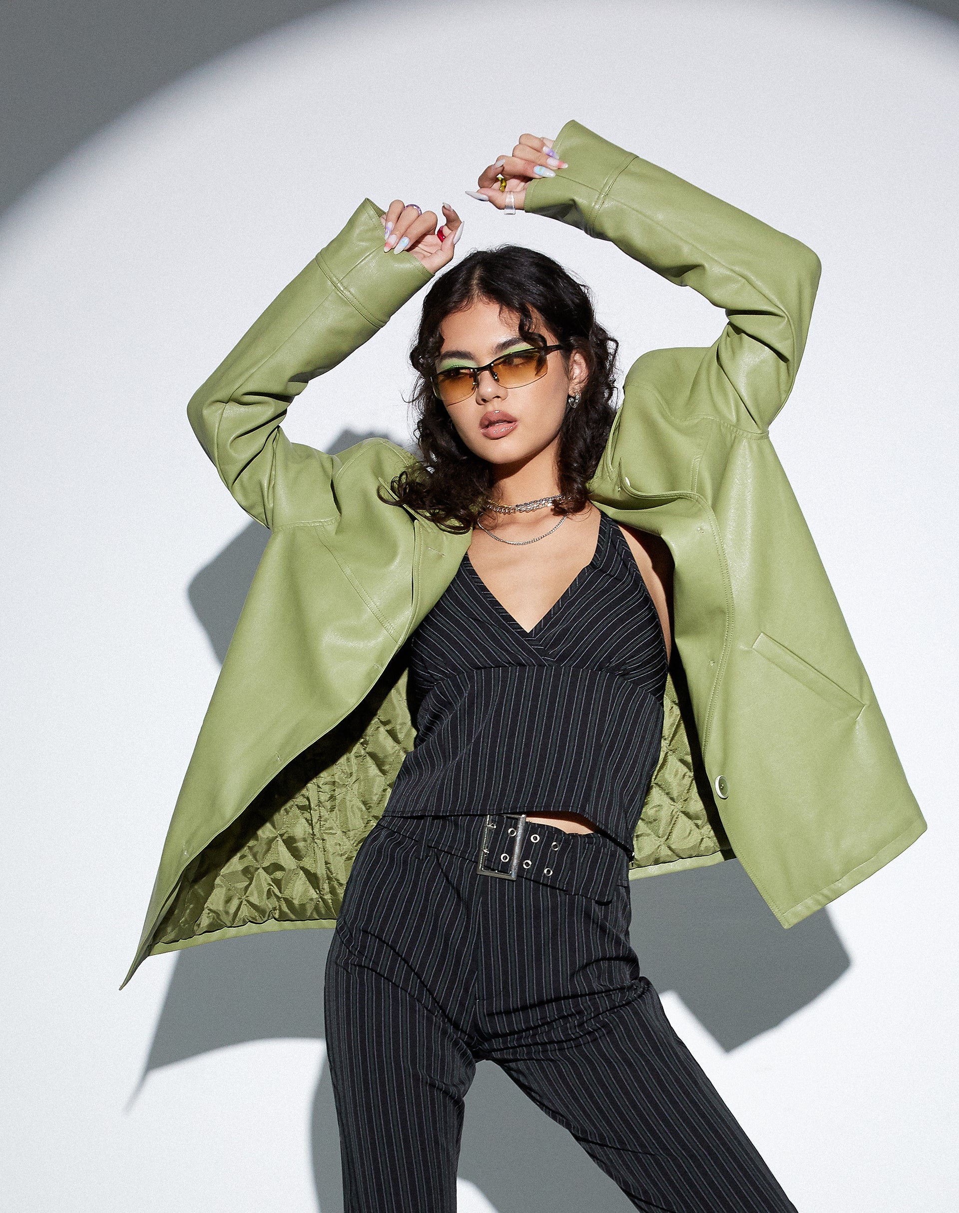 Imagen de MOTEL X OLIVIA NEILL Chaqueta Walta en Pu Verde