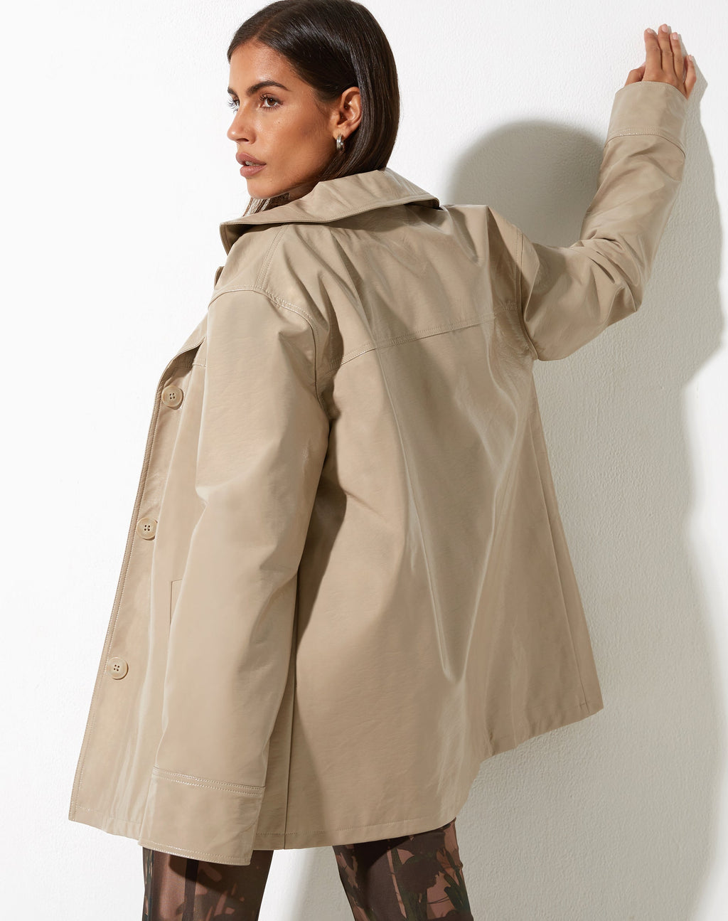 Chaqueta Walta en PU masilla