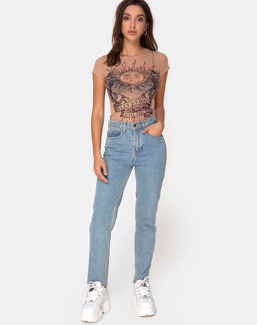 Imagen de Whitney Tee Alchemy en red Taupe
