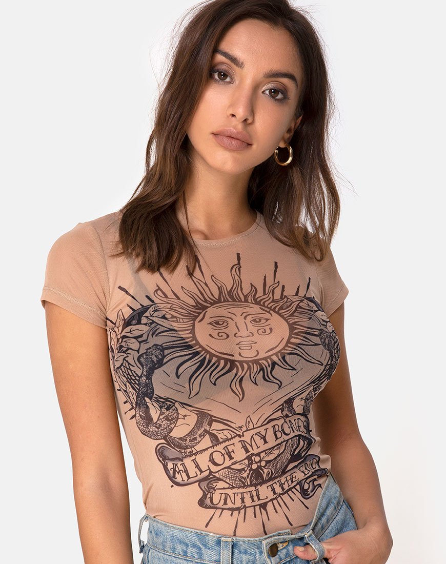 Imagen de Whitney Tee Alchemy en red Taupe