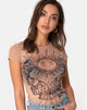 Imagen de Whitney Tee Alchemy en red Taupe