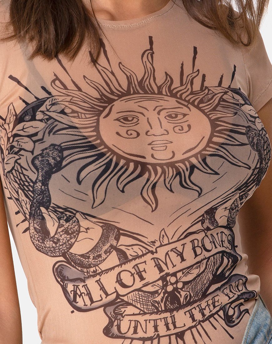 Imagen del vestido Wyatt en red Alchemy Taupe