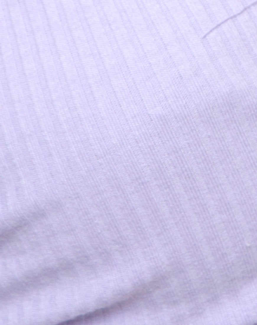 Imagen de Wrap Around Bralet in Rib Lilac