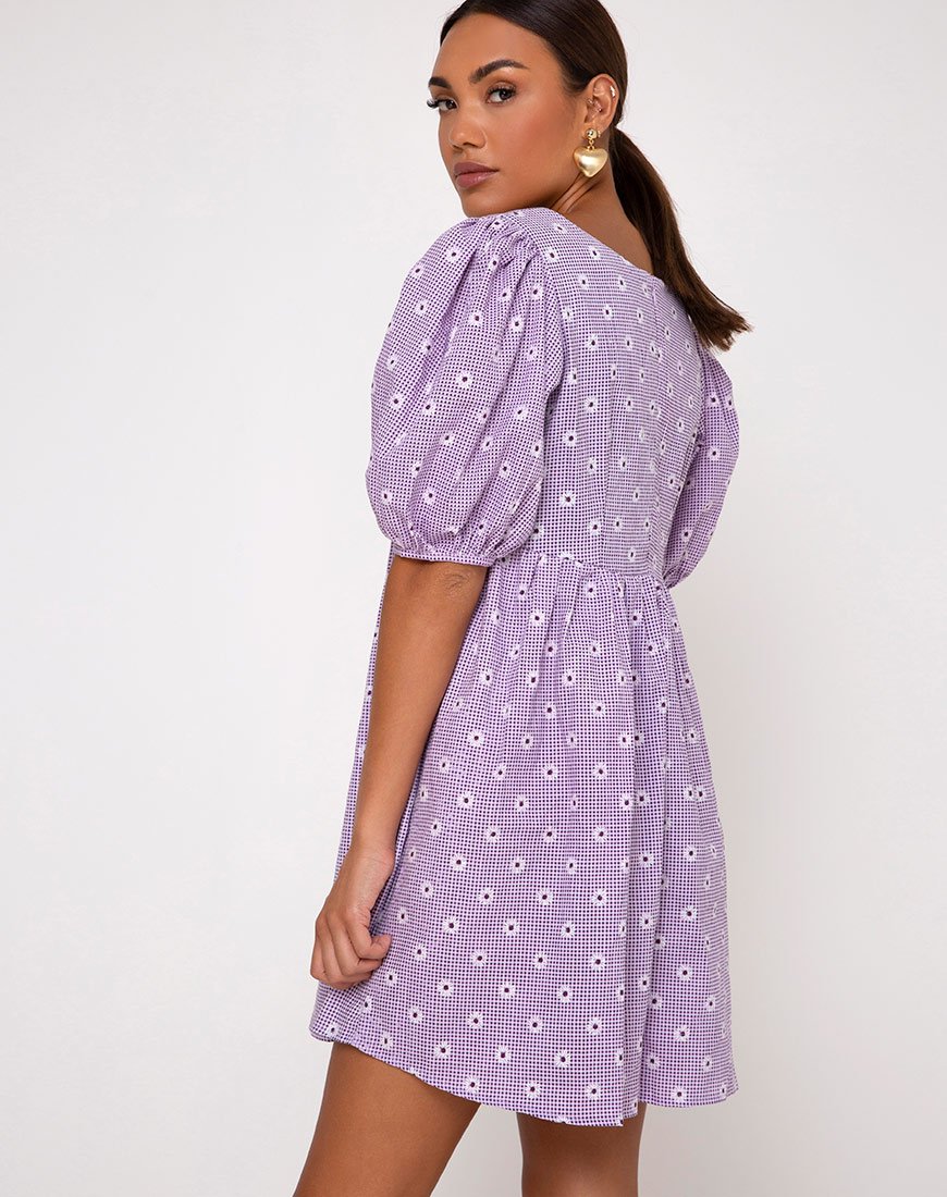 Imagen del vestido Wretta en margarita Lavanda