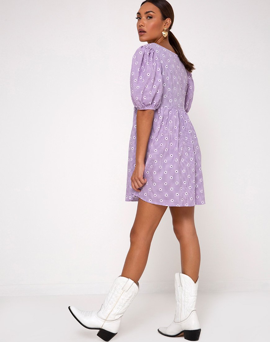 Imagen del vestido Wretta en margarita Lavanda