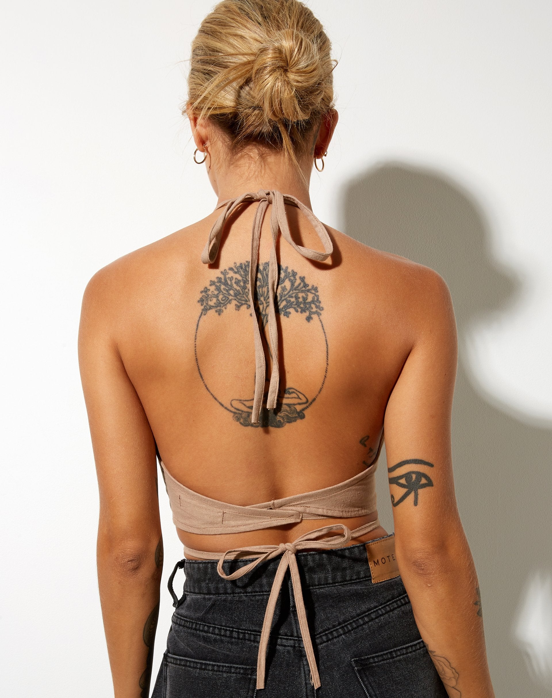 Imagen de Wu Crop Top en Rami Biscuit