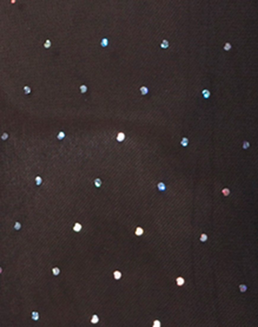 Imagen de Wyatt Vestido de Red Cristal Negro