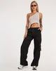imagen de Xander Cargo Trouser en Algodón Drill Negro